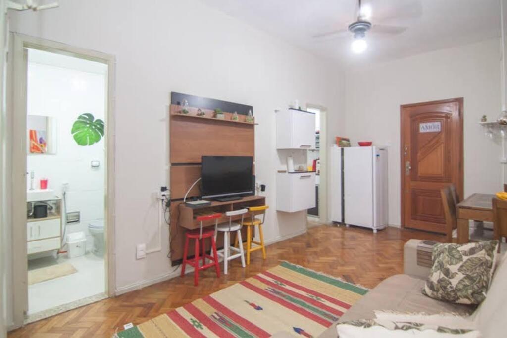 Apartamento Charmoso Na Praia De Copacabana Rio de Janeiro Eksteriør billede