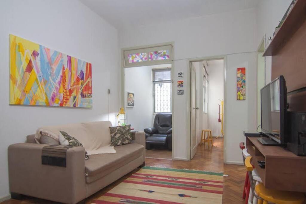 Apartamento Charmoso Na Praia De Copacabana Rio de Janeiro Eksteriør billede