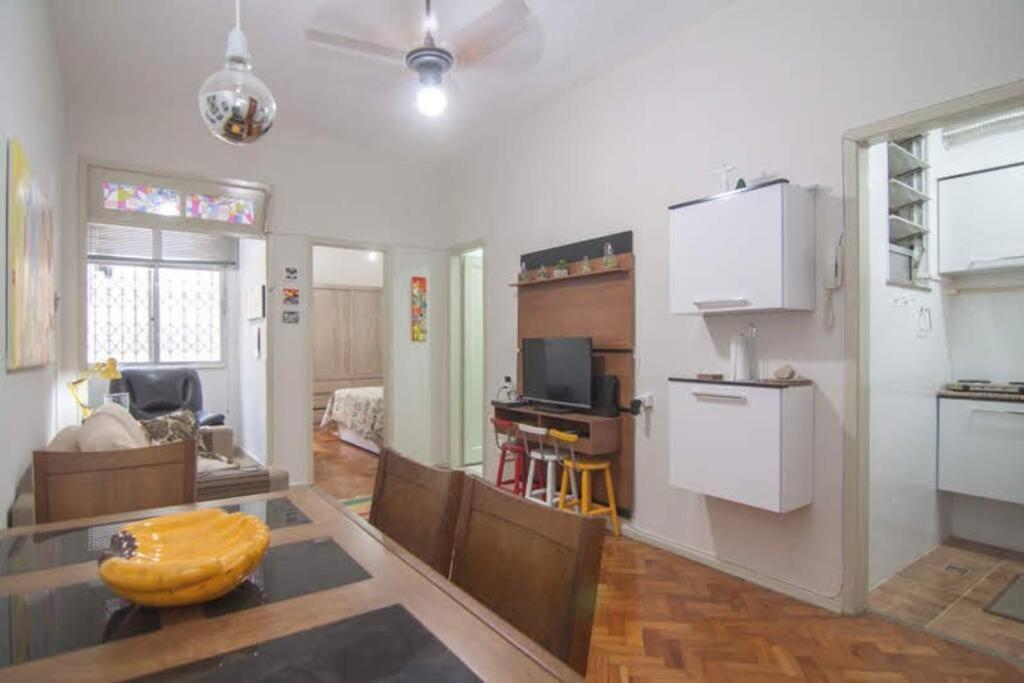 Apartamento Charmoso Na Praia De Copacabana Rio de Janeiro Eksteriør billede